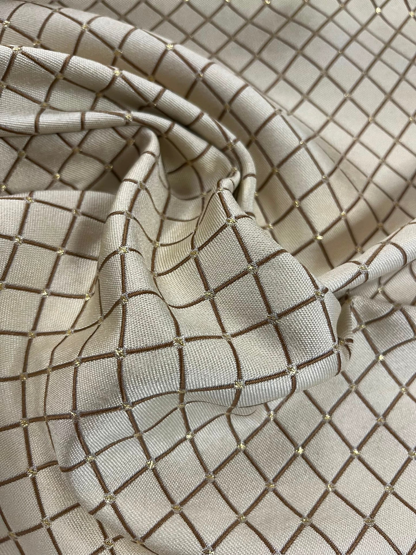 Jacquard Rombos - caída de la tela