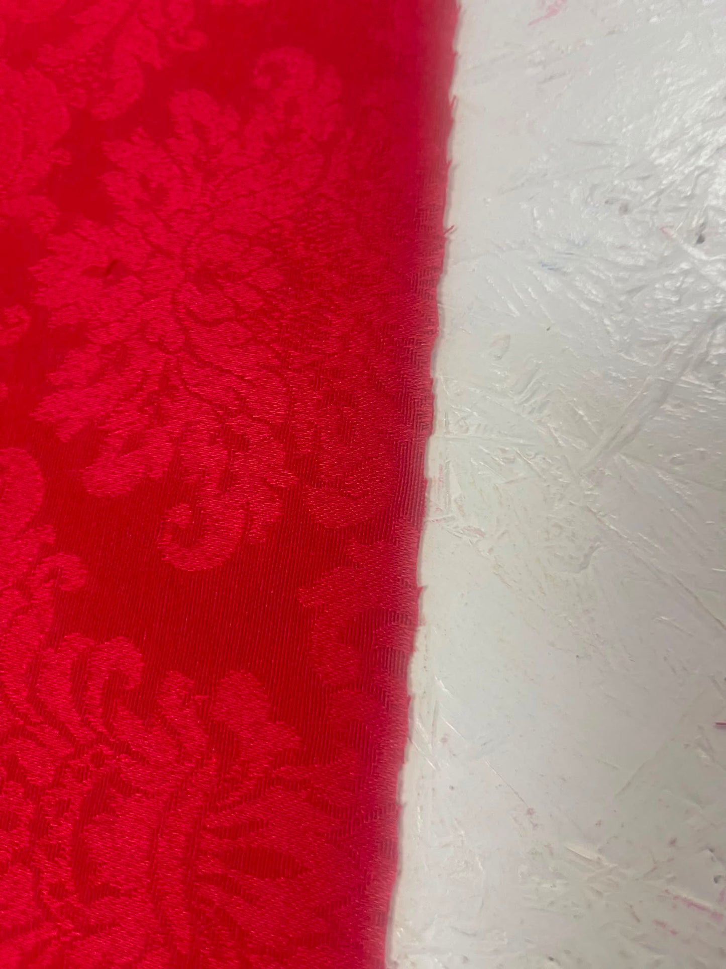 Tela Damasco Rojo