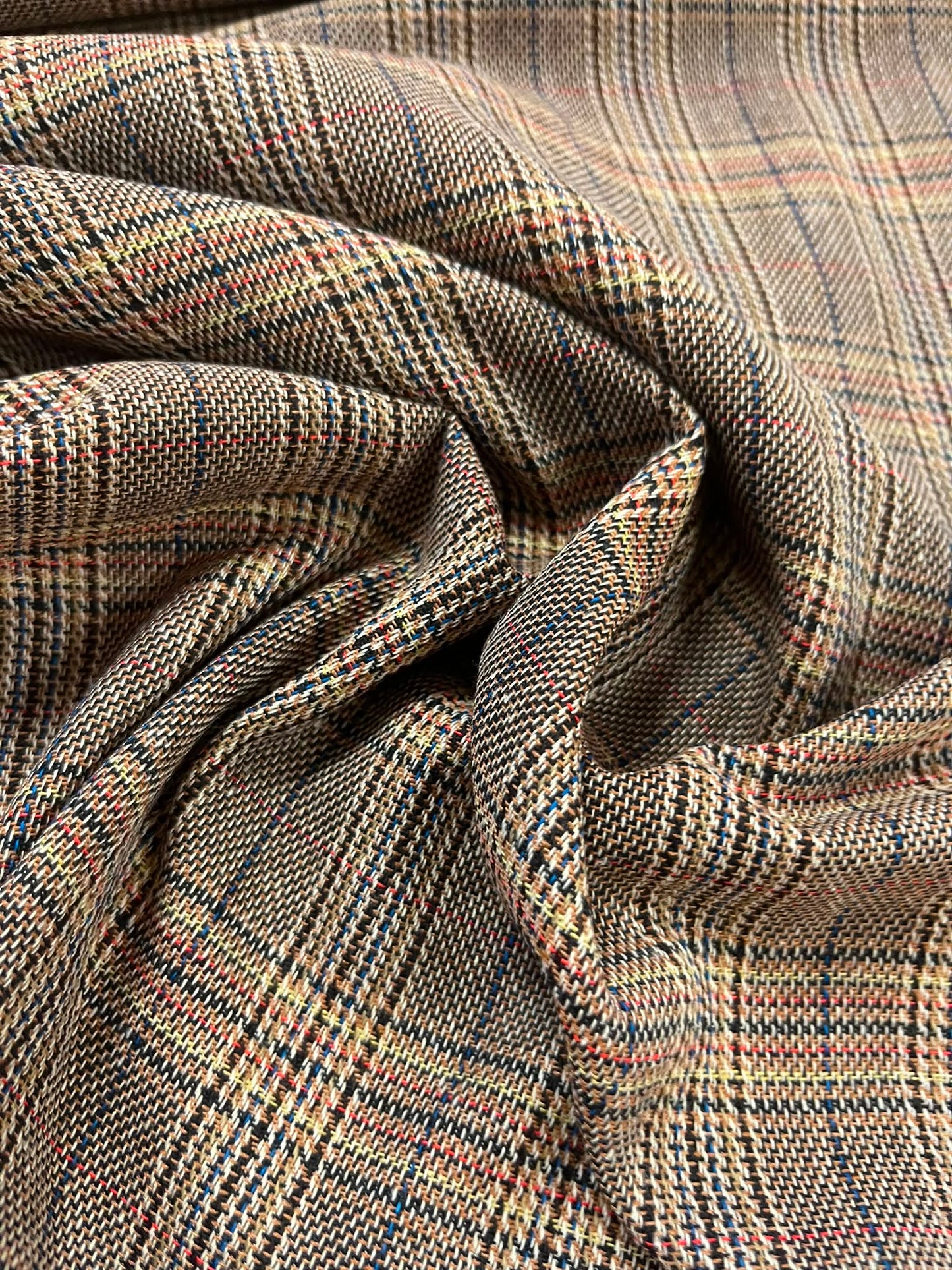 Cuadro Tartan Marrón