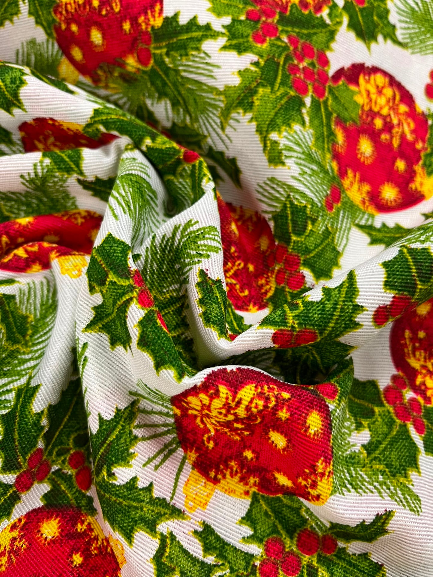 Loneta Bolas Navidad 280 cm