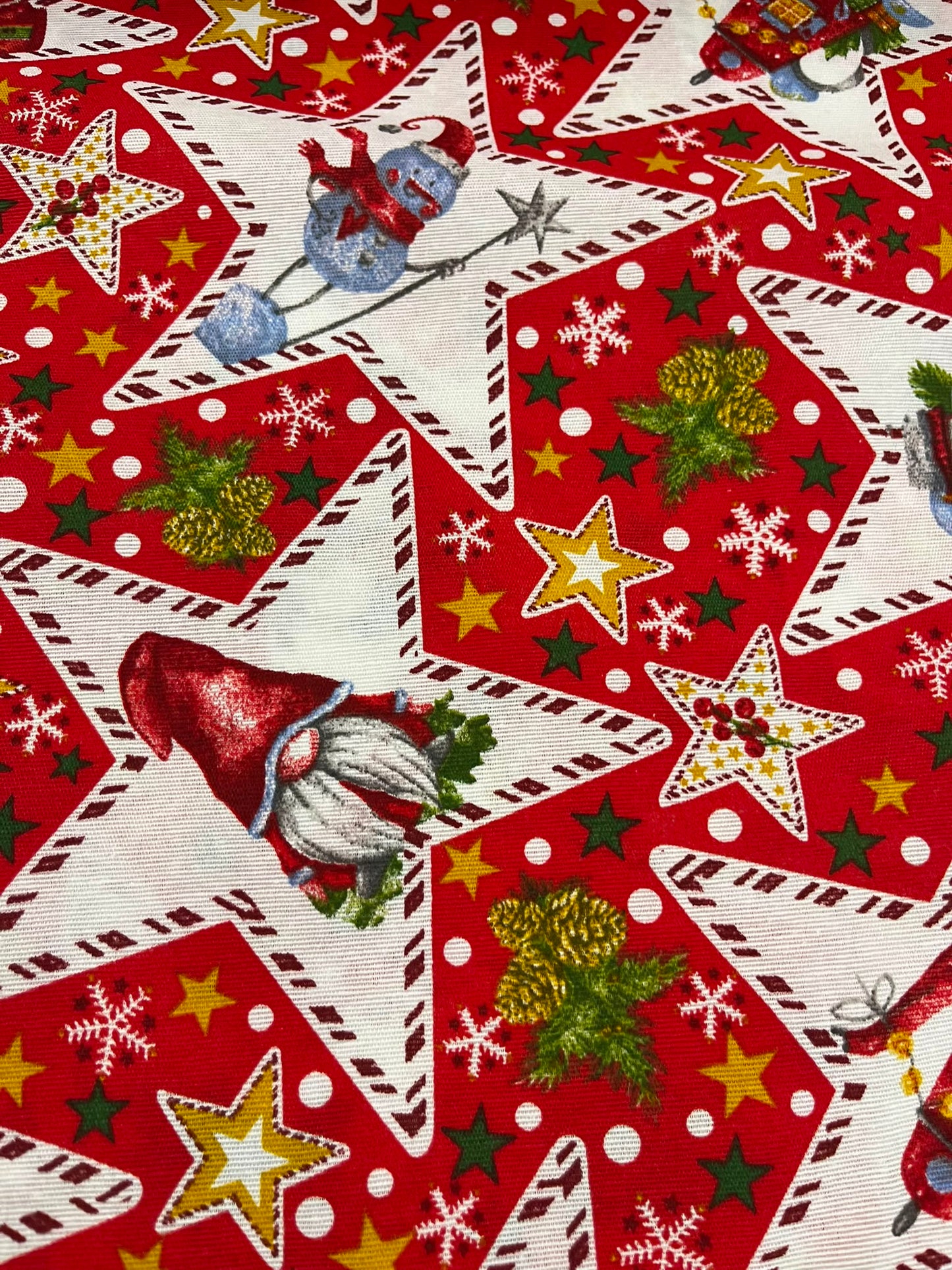 Loneta Gnomos Navidad