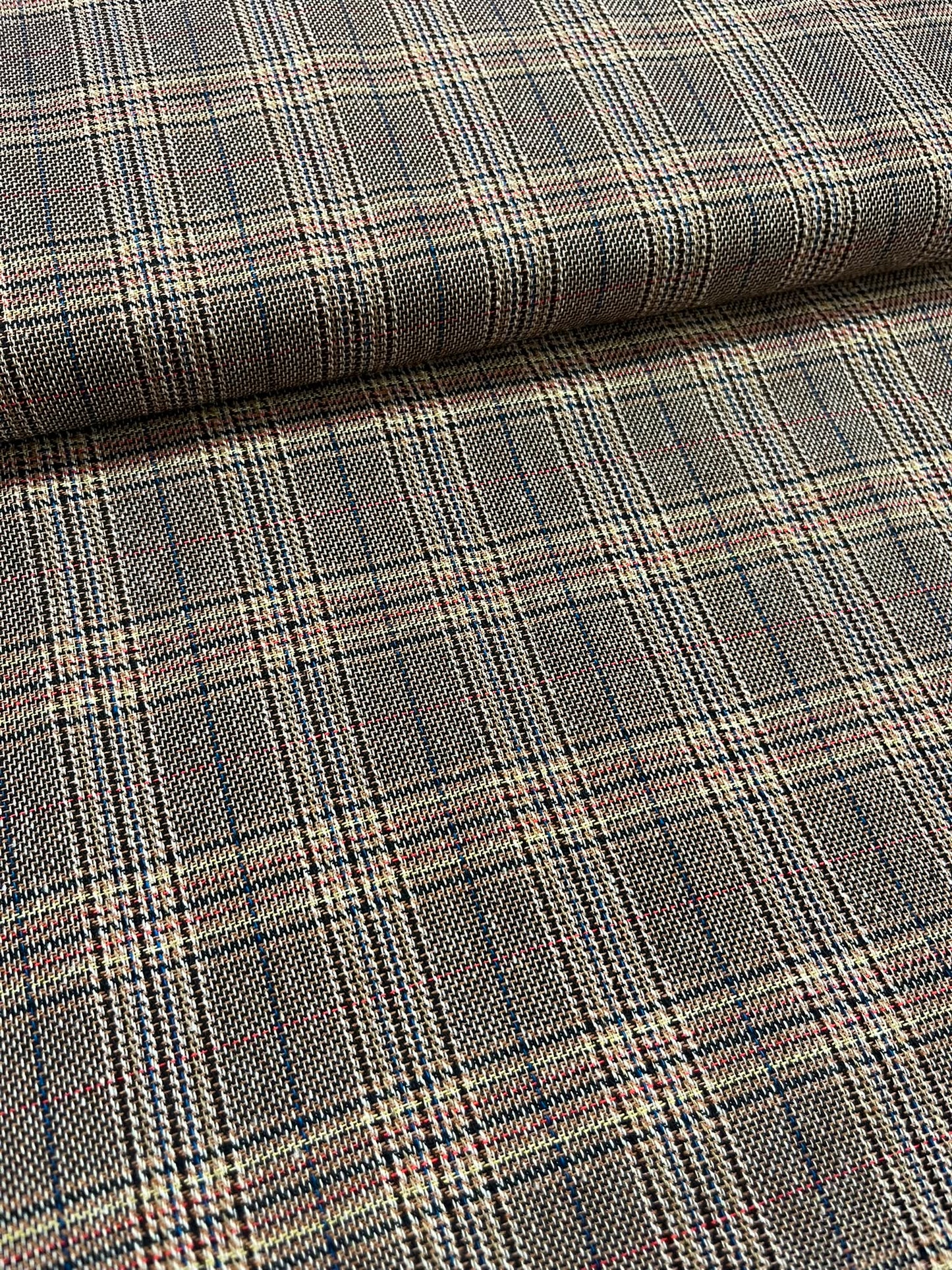 Cuadro Tartan Marrón