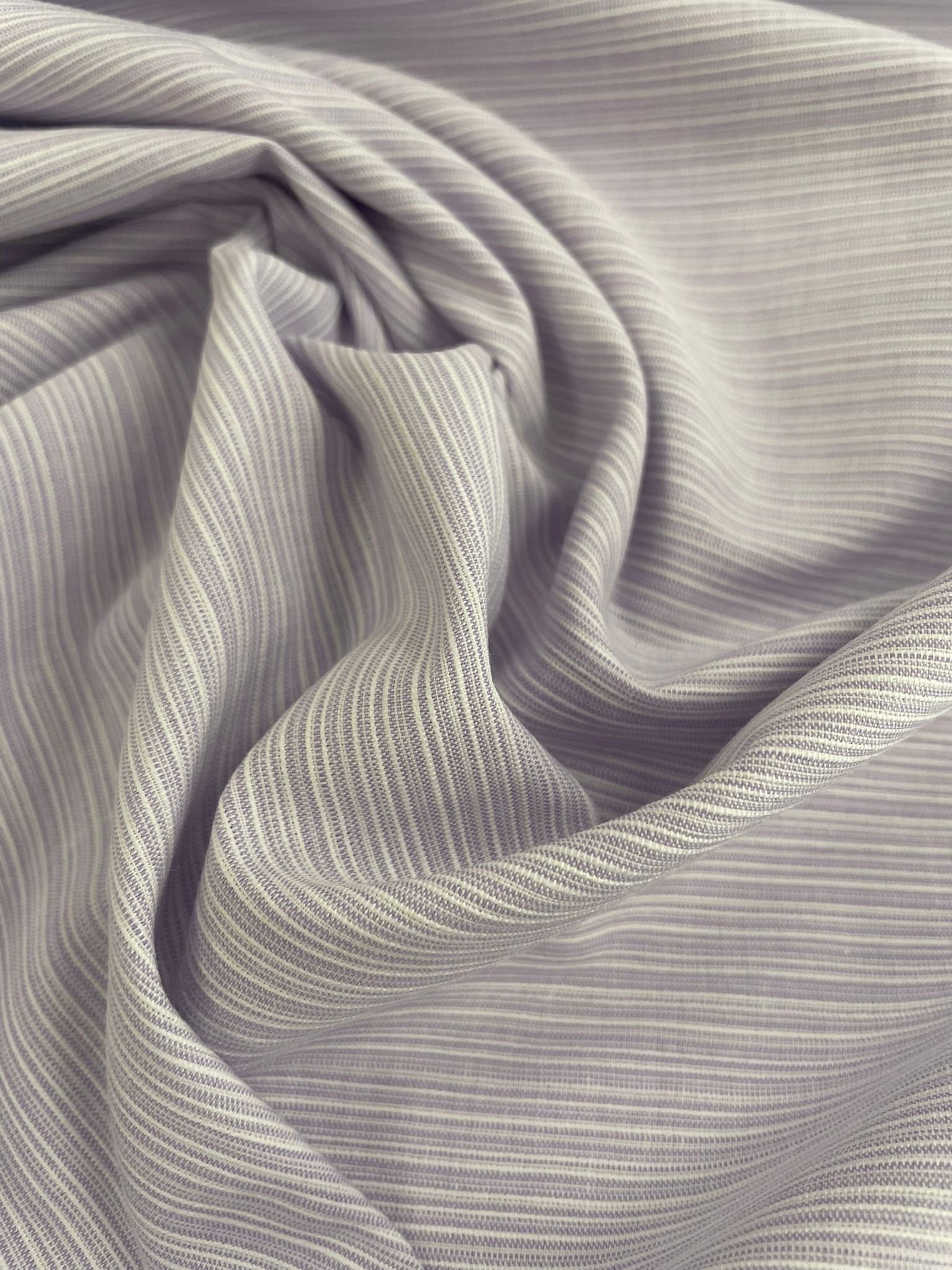 Algodón rayas relieve lila - drapeado