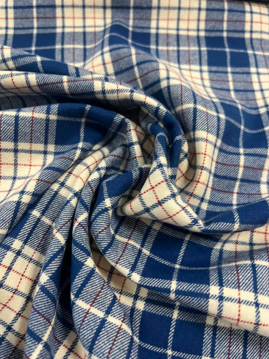 Blue Plaid Flannel