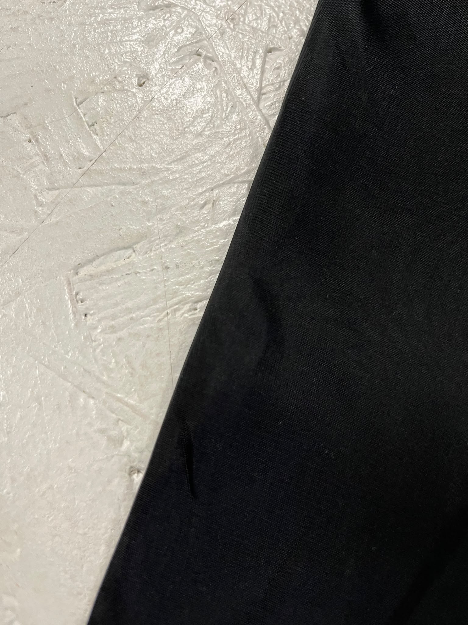 Forro negro acetato - orillo y detalle