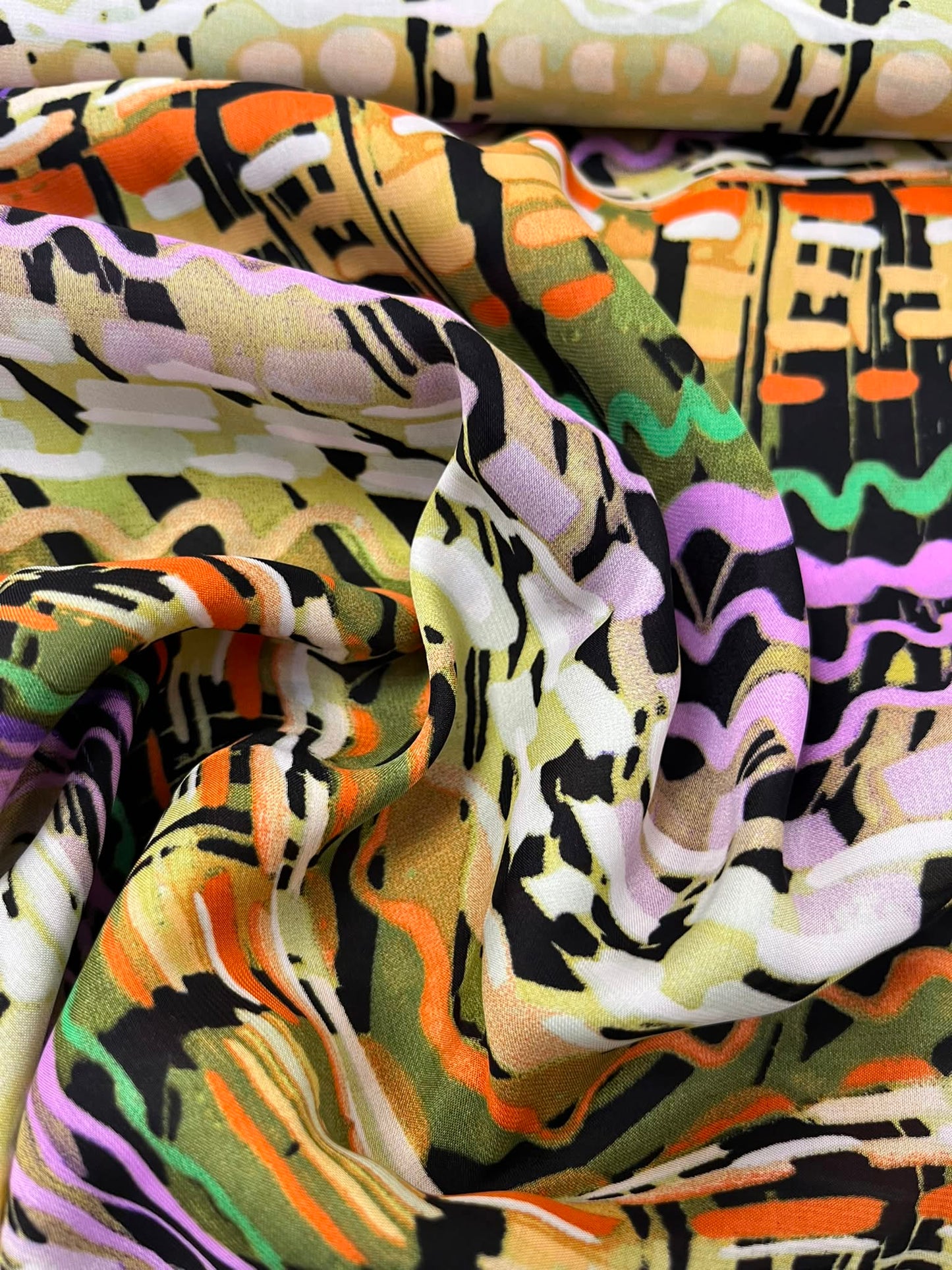 Viscosa Abstracto Multicolor Urban
