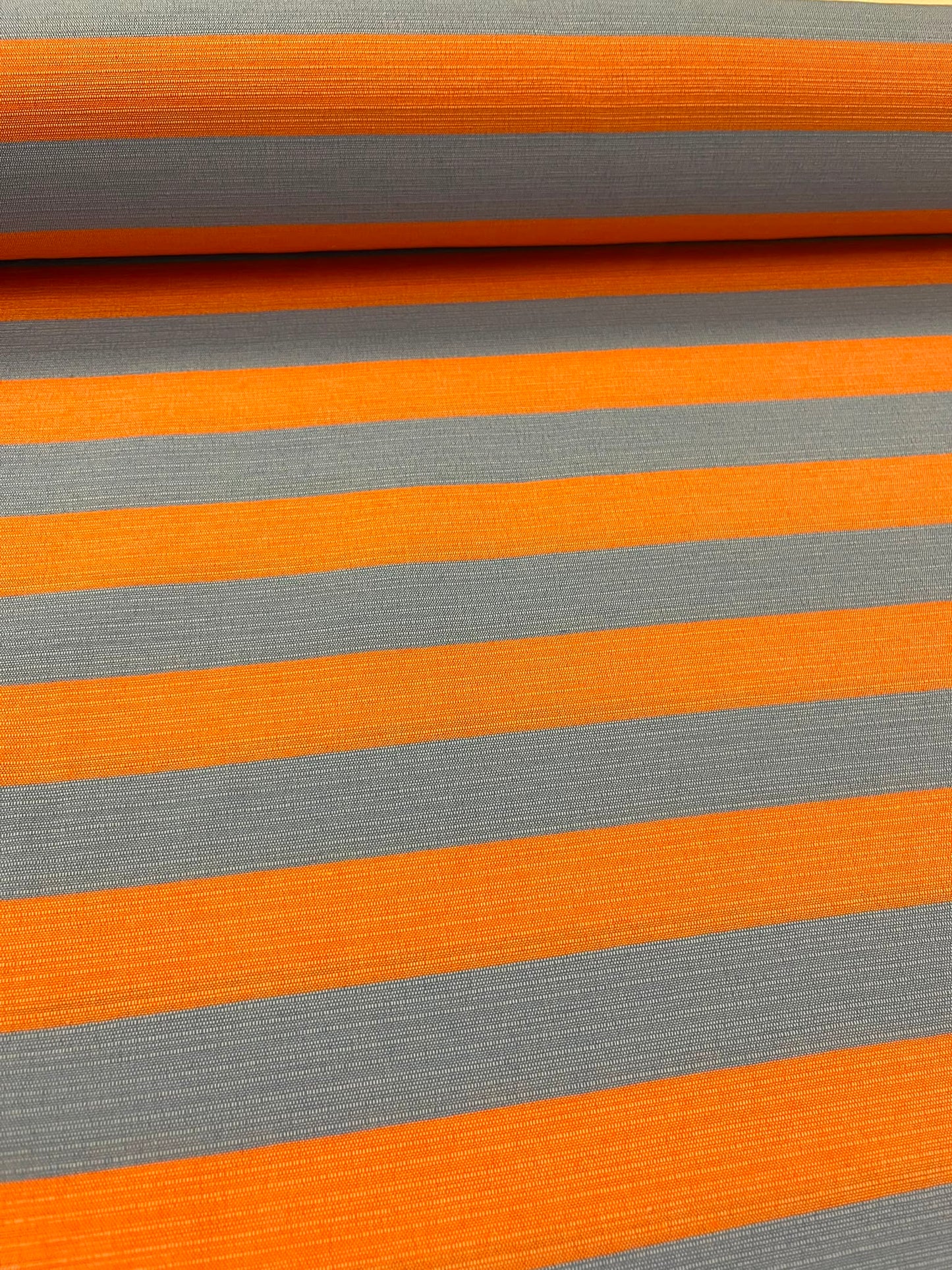 Tela Otoman Azul y Naranja