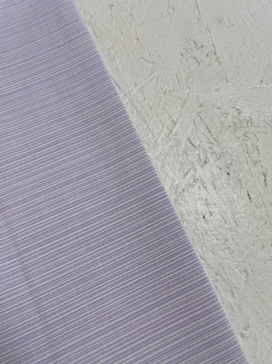 Algodón rayas relieve lila - detalle