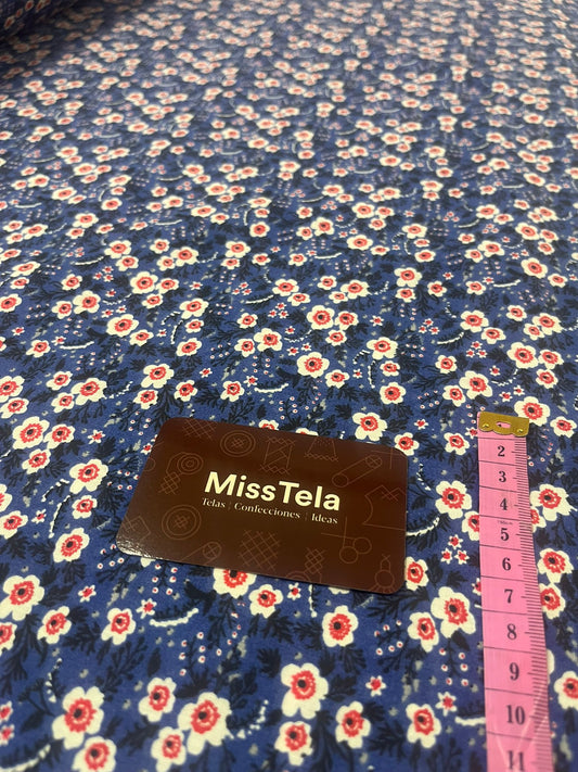 Tela Poppy Azul