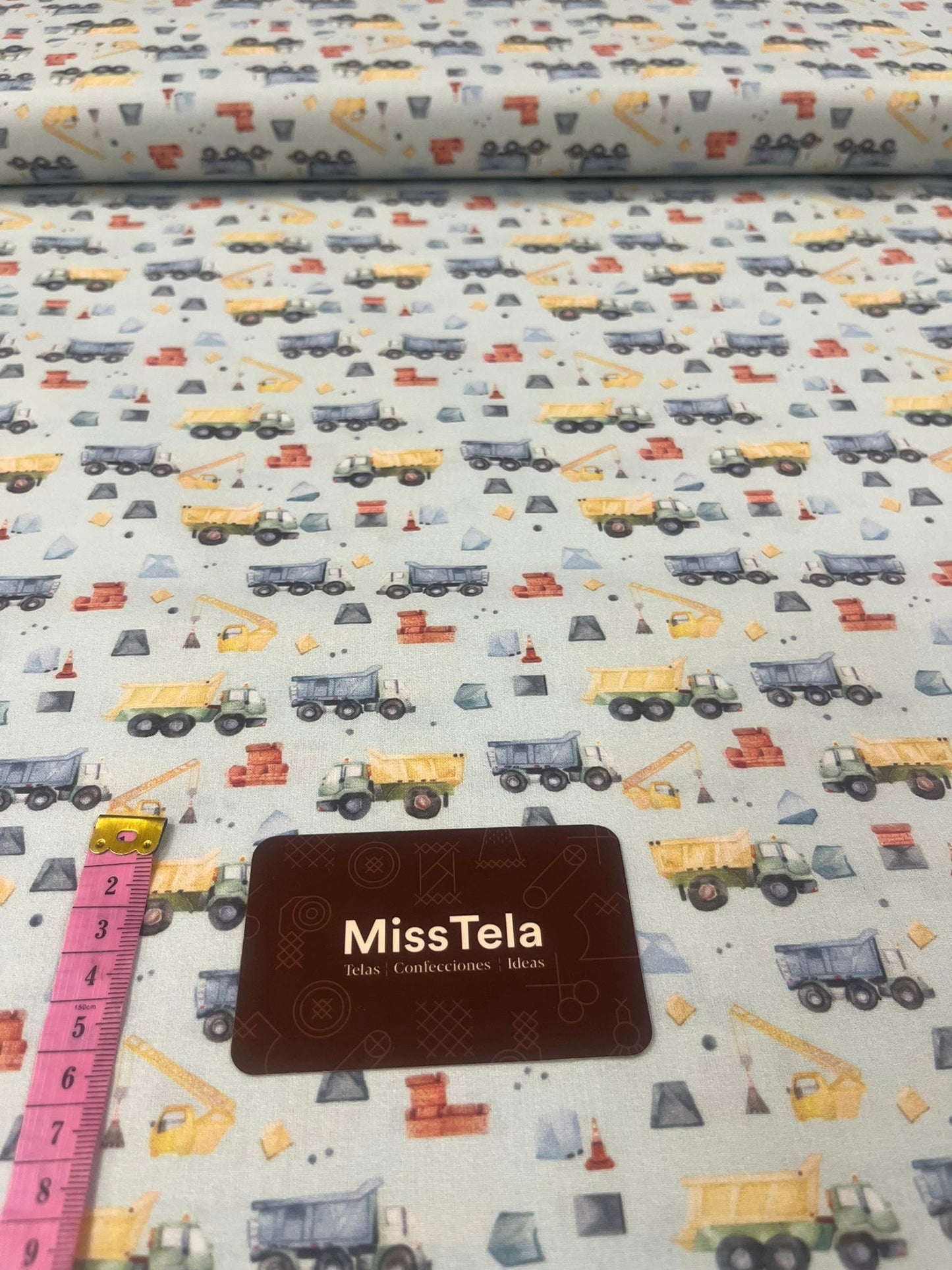 Tela Infantil Camiones