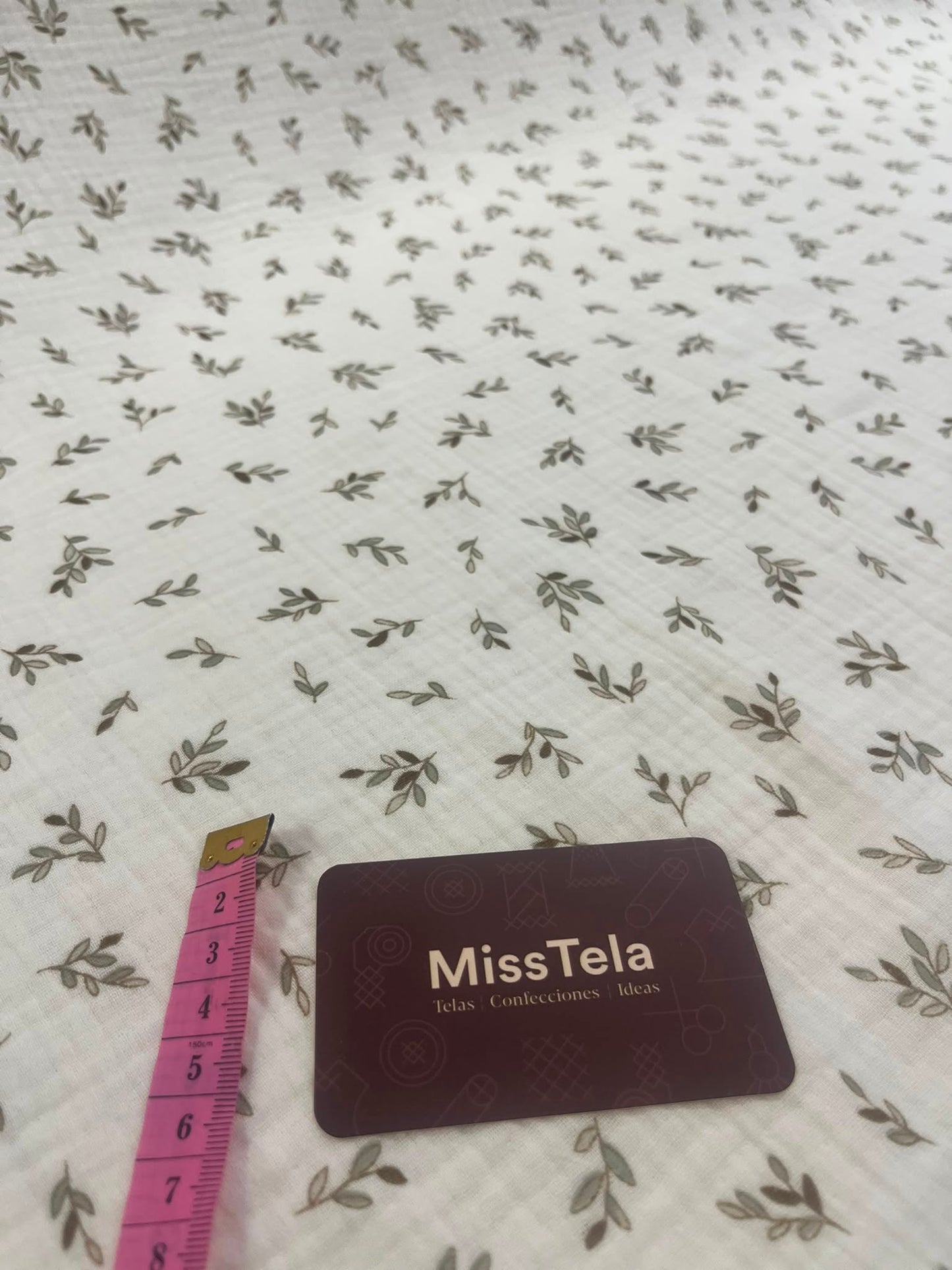 Muselina Hojas Olivo