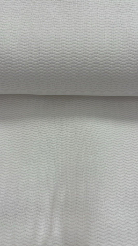 Piqué Ondas Blanco