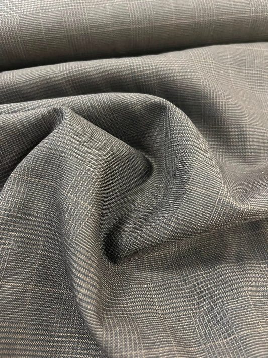 Dark Grey Prince of Wales Check