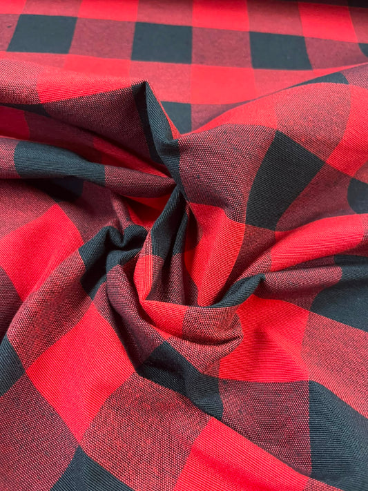 Red and Black Lumberjack Canvas