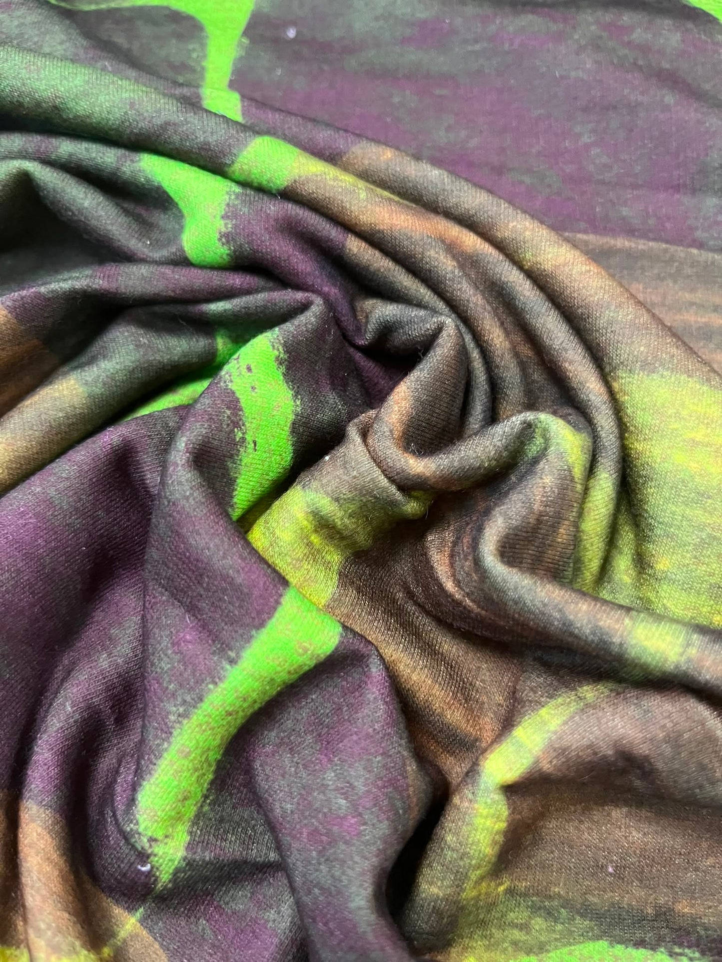 Punto Psicodelia Verde y Morado