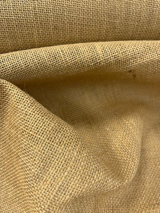 Arpillera de Yute Natural - detalle textura trama rústica abierta