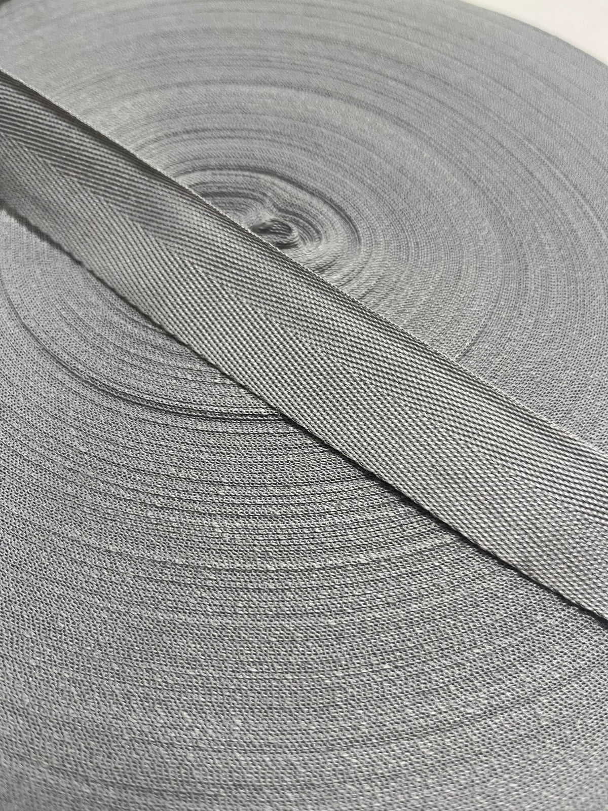 Cinta de espiga gris 25mm