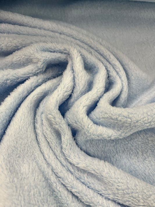 Tela Coralina Azul Celeste - detalle textura