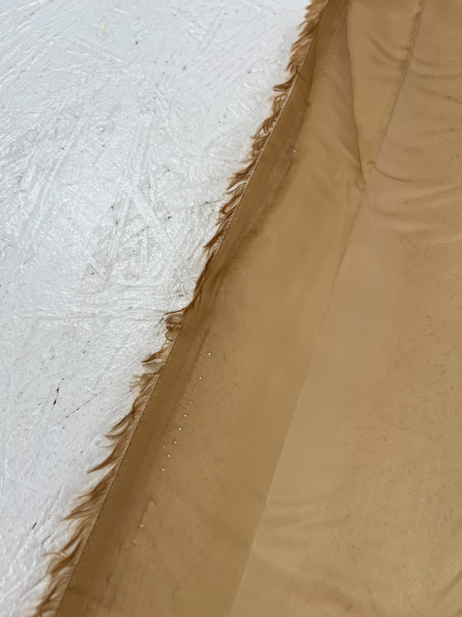 Forro camel acetato - orillo