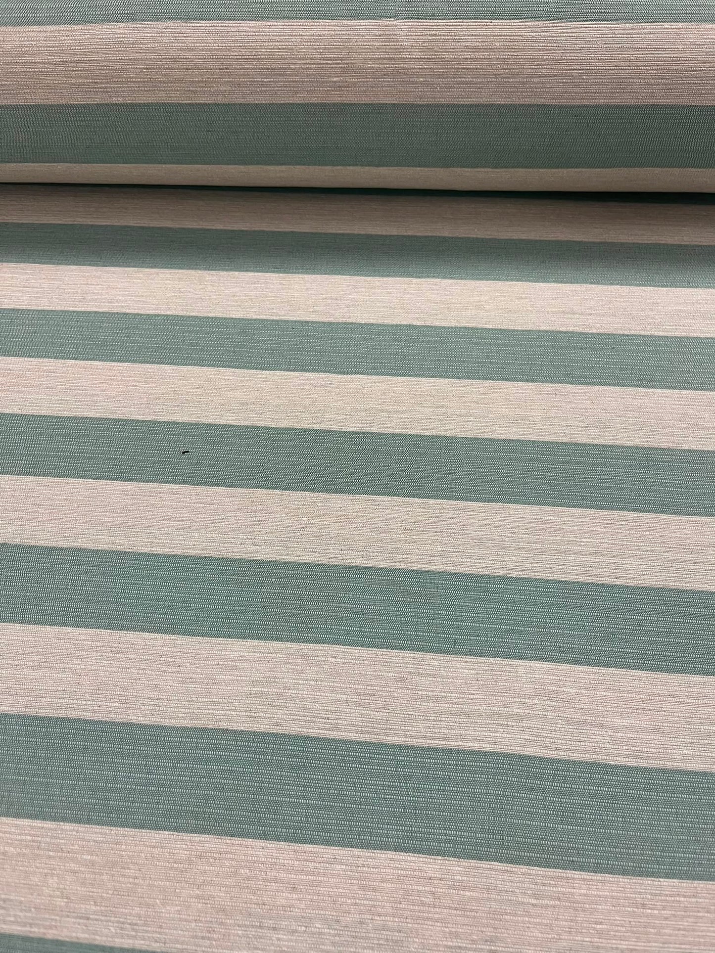 Otomán Rayas Gris Verde