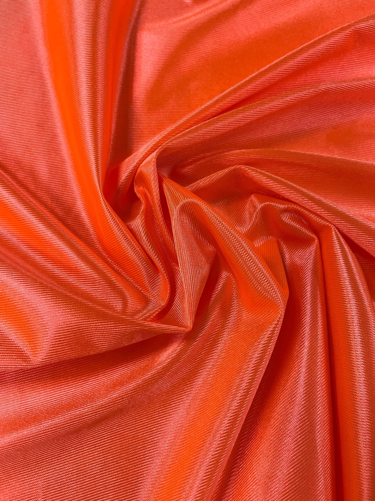 Rasete Naranja Coral - brillo satinado y caída fluida