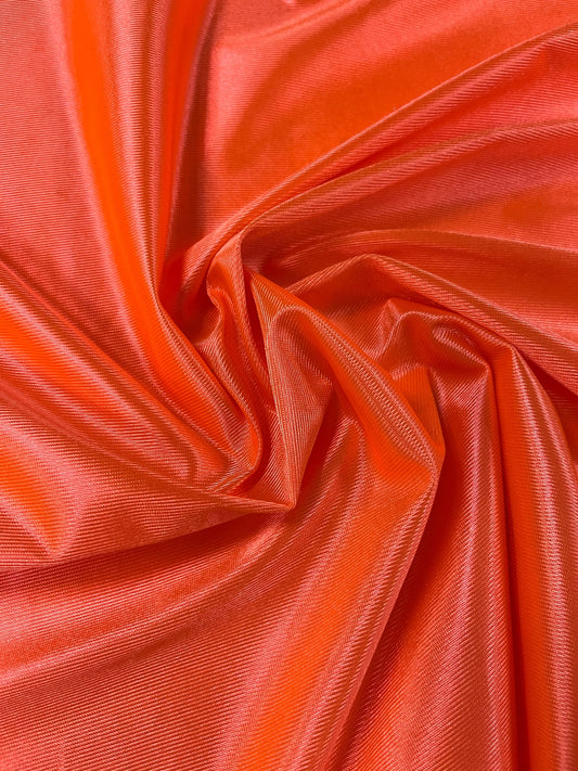 Rasete Naranja Coral - brillo satinado y caída fluida
